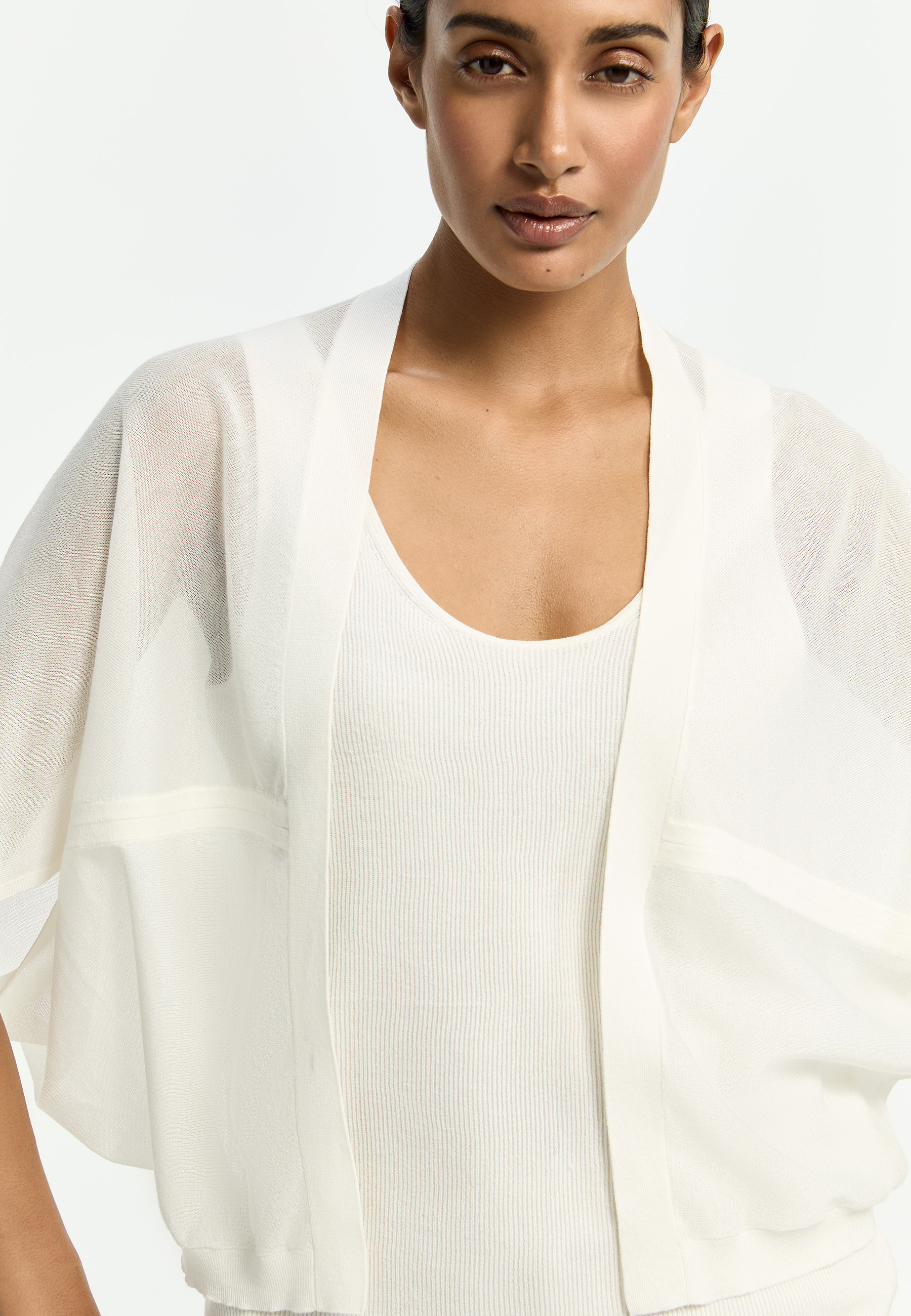 Xandres Dames Gilet Beige 3