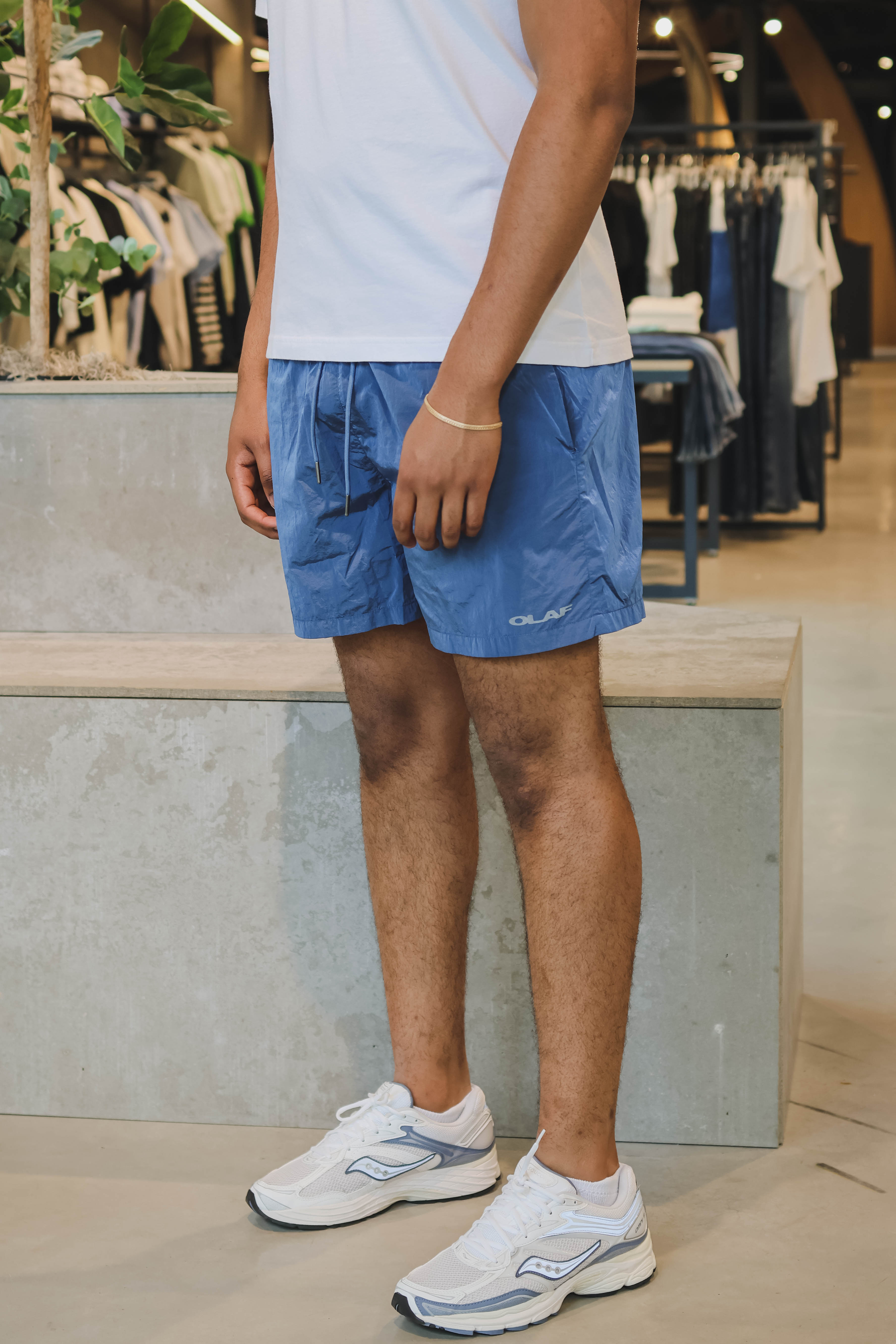 OLAF Heren Zwembroek Lichtblauw 1