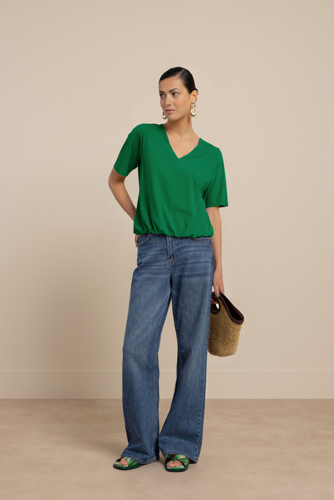 Studio Anneloes Dames Blouse Groen 3
