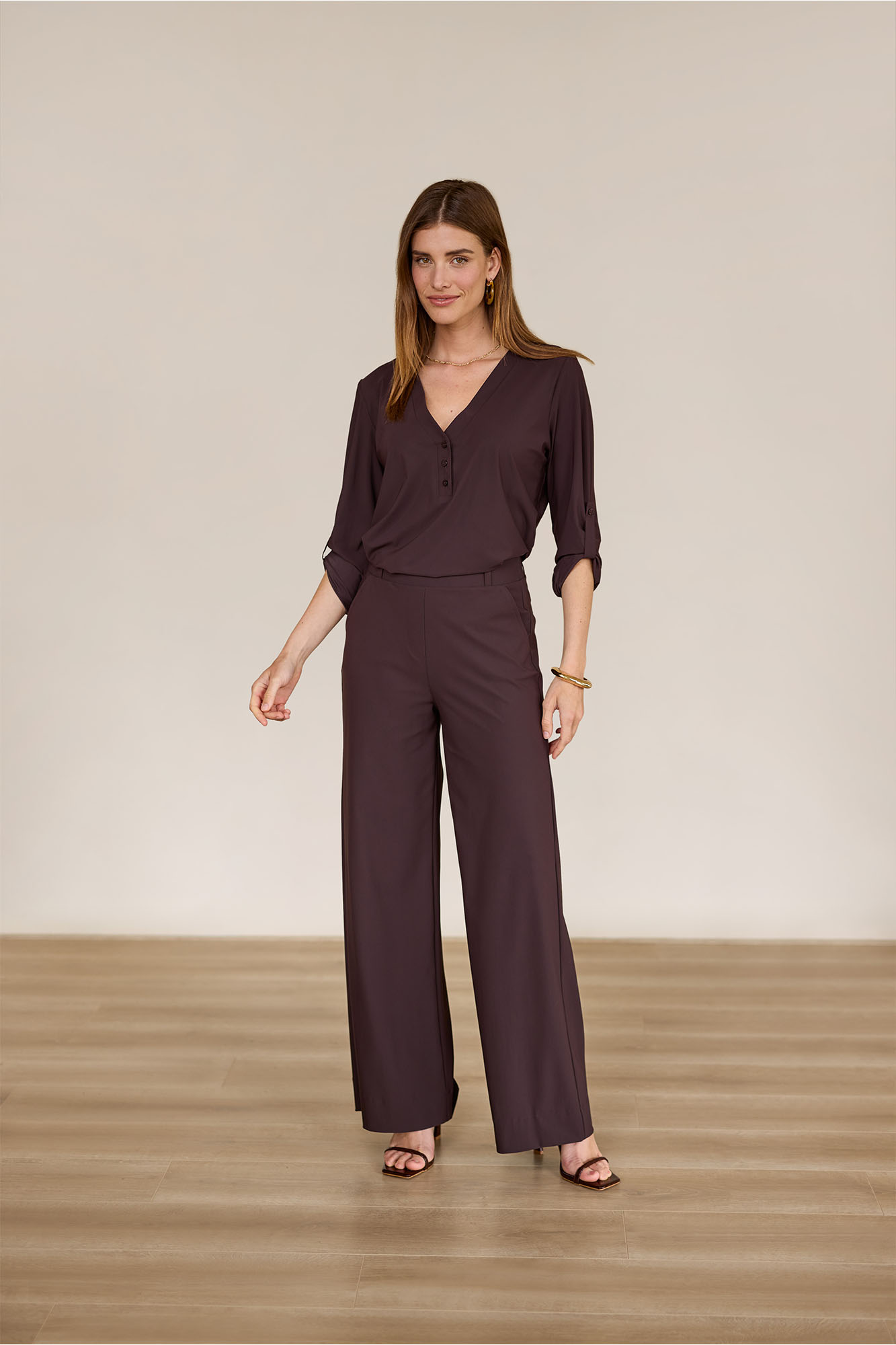 Studio Anneloes Dames Blouse Bruin 4