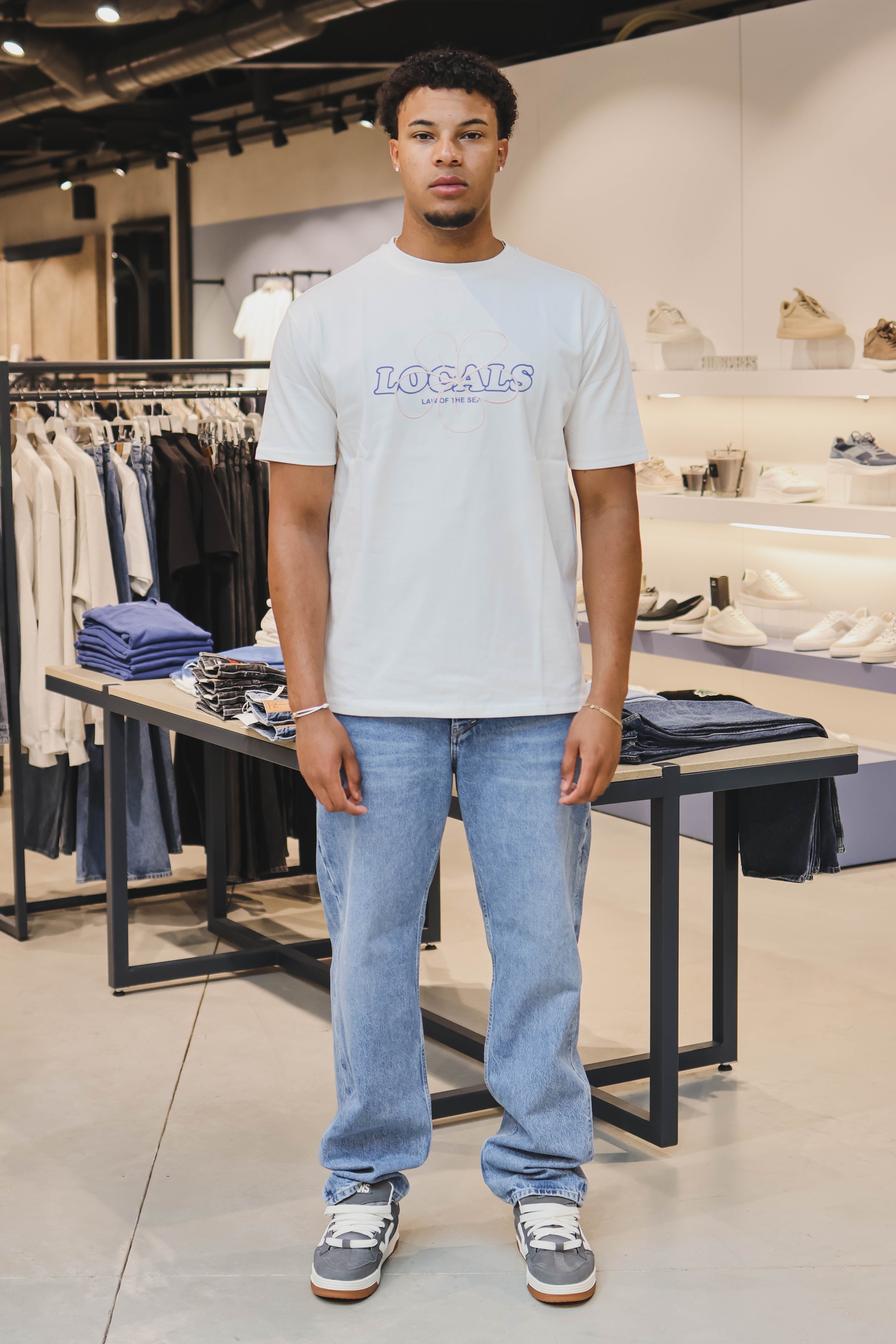 LAW OF THE SEA Heren T-shirt Beige 2