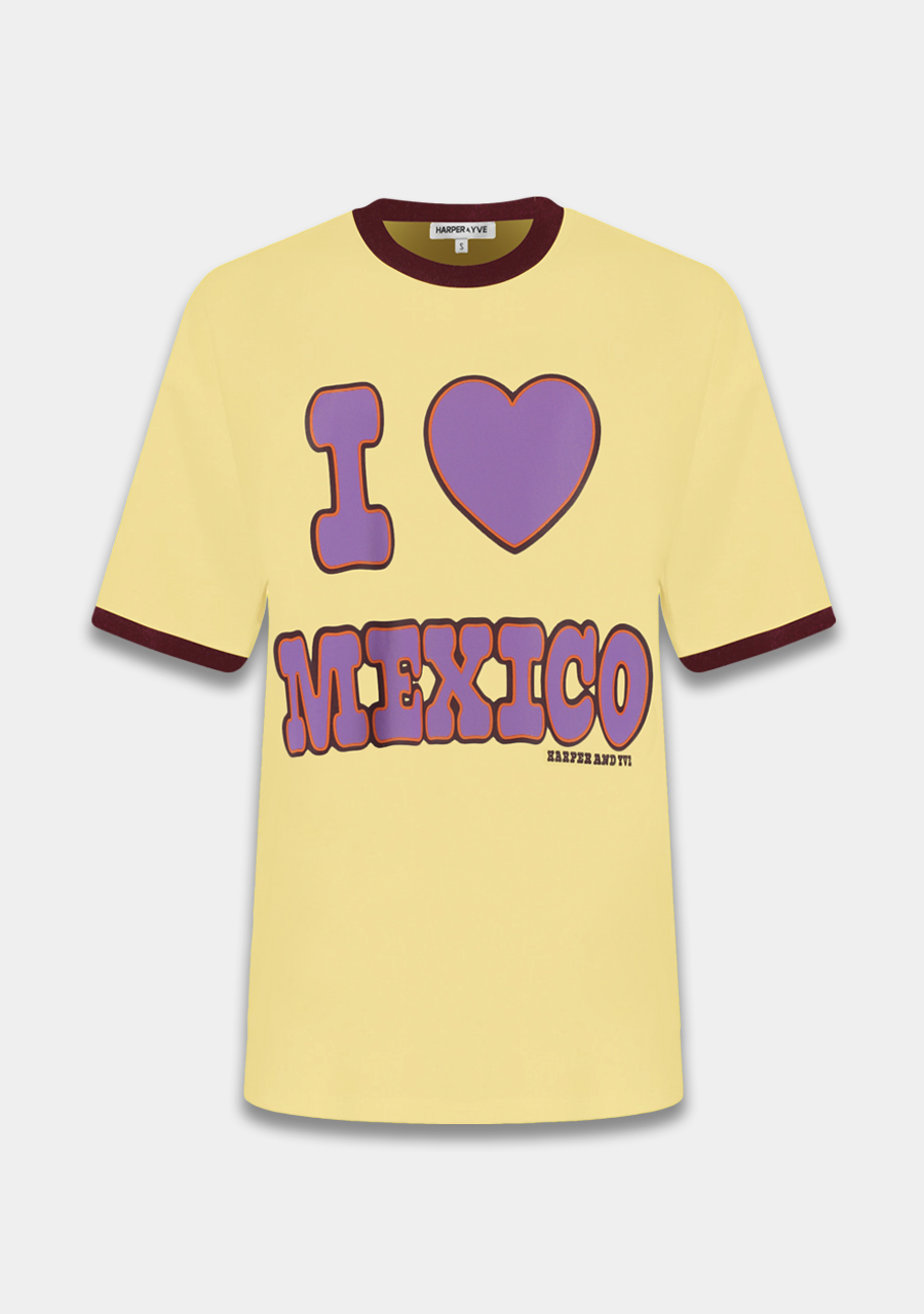 Harper & Yve Dames T-shirt Geel 1