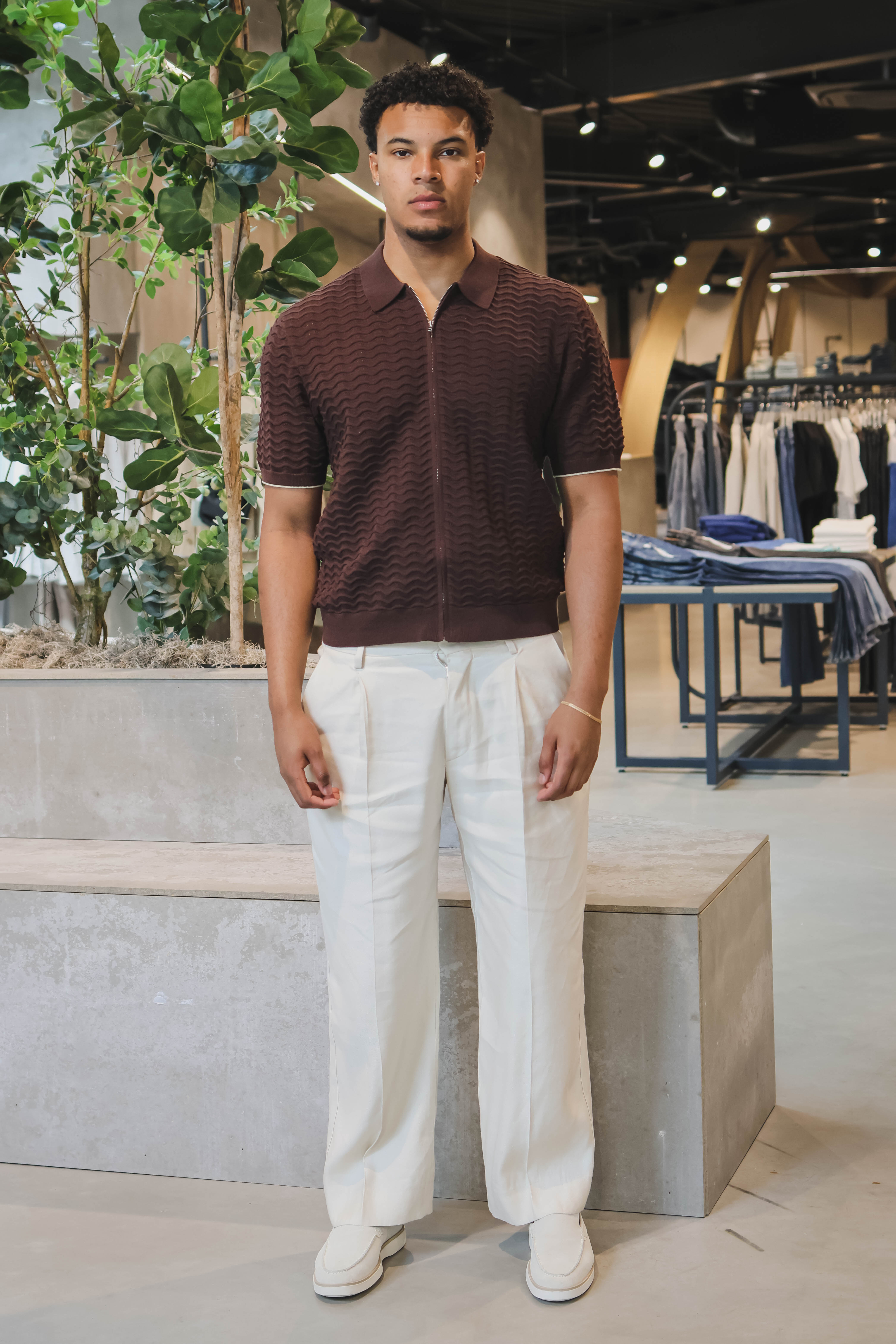 NN.07 Heren Polo Bruin 2