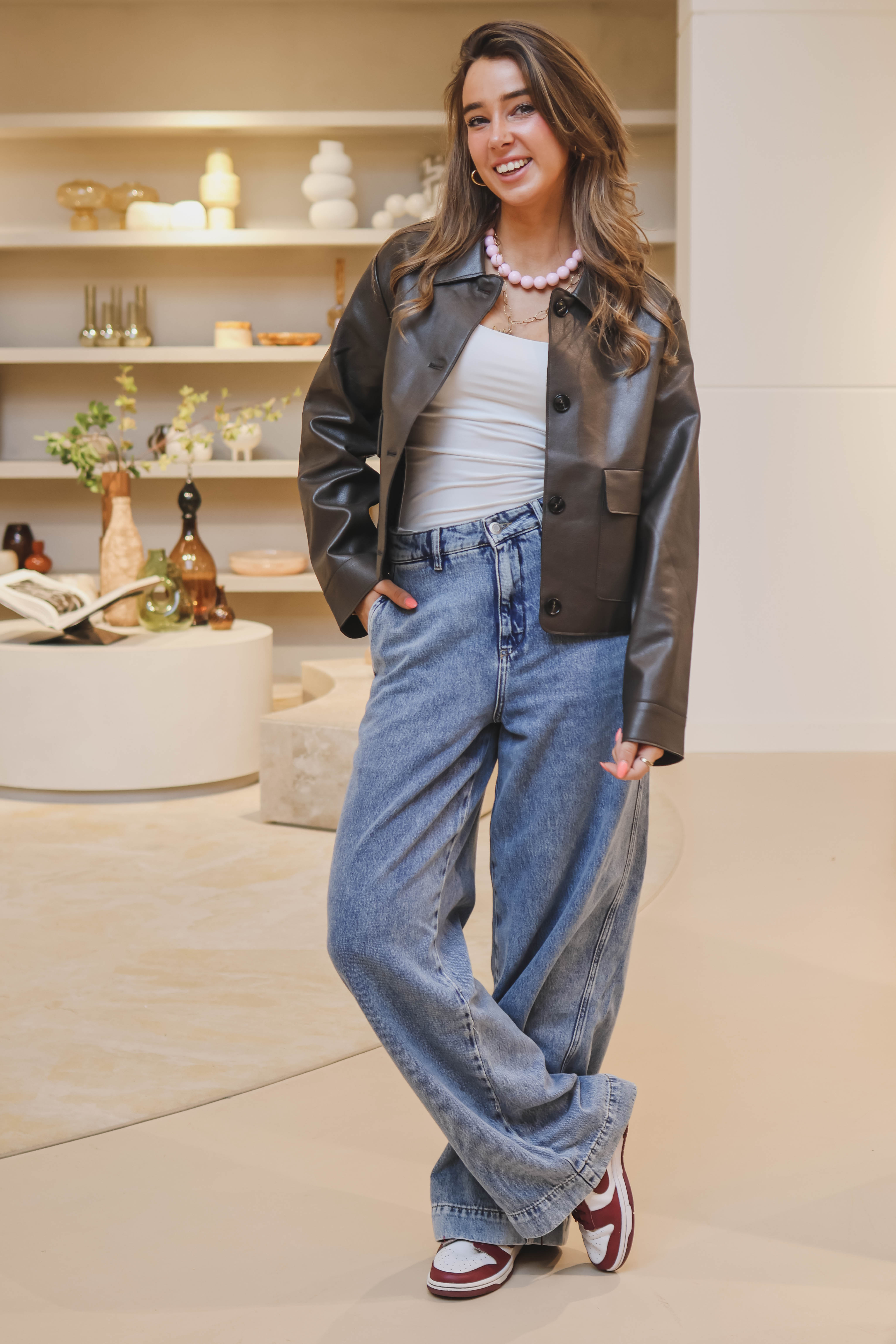 Neo  Noir Dames Jas Bruin 2